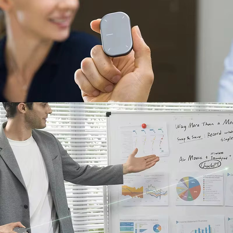 Cheerdots 2 Detachable Air Mouse Wireless Touchpad All-in-one Pocket Recording Enabled Mouse Customized Gaming Mouse