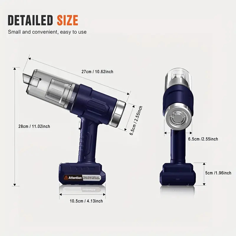 2025 Upgraded Wireless Car Vacuum Cleaner ๐โจ