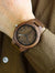 Men'S Wooden Watch With Walnut Case, Simple Retro Style, Quartz Movement, Genuine Leather Strap, Stylish Men'S Watch, Creative Wooden Watch, Perfect For Boyfriend'S Birthday Or Valentine'S Day Gift, High-Looking Watch