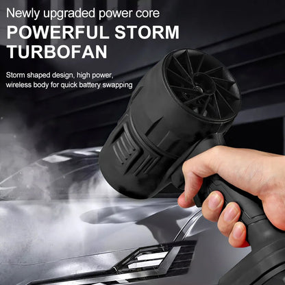 Blower Turbo Fan with Large Battery | 2 batteries |  charger |  Best for Ice Mud Leaf Sand work