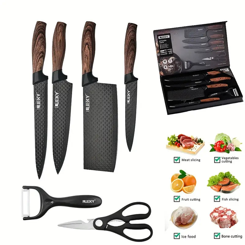 🔪 Professional 1/6 Kitchen Knife Set