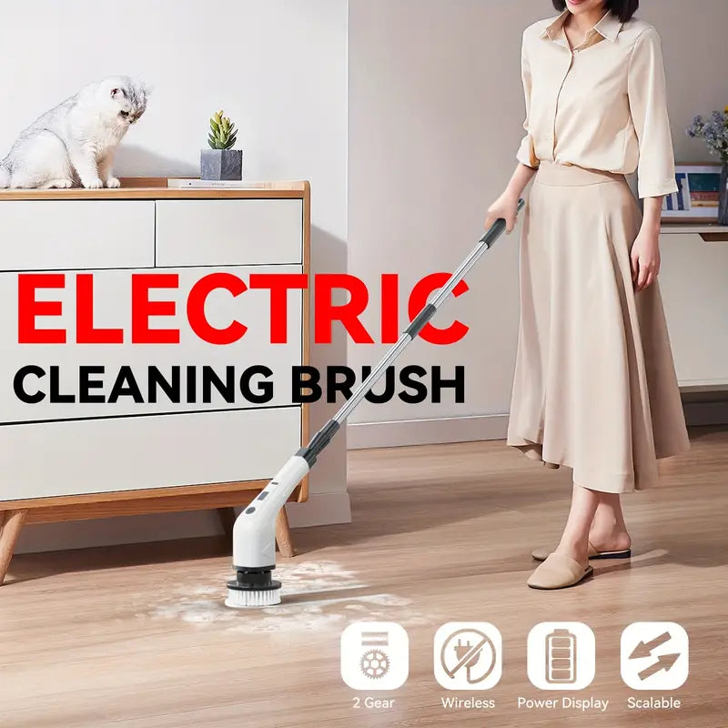 ✨ 2025 Multi-Functional Electric Rotating Cleaning Brush 🧼⚡
