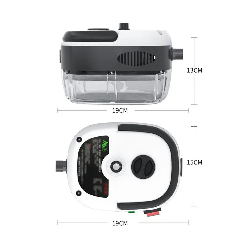 2500W Portable Handheld Steam Cleaner High Temperature Pressurized Steam Cleaning Machine with Brush Heads and Gloves for Kitchen Furniture Bathroom Car