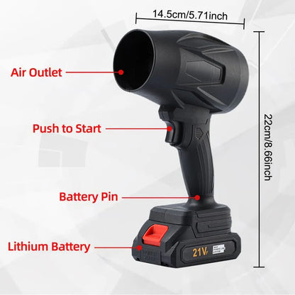 Blower Turbo Fan with Large Battery | 2 batteries |  charger |  Best for Ice Mud Leaf Sand work
