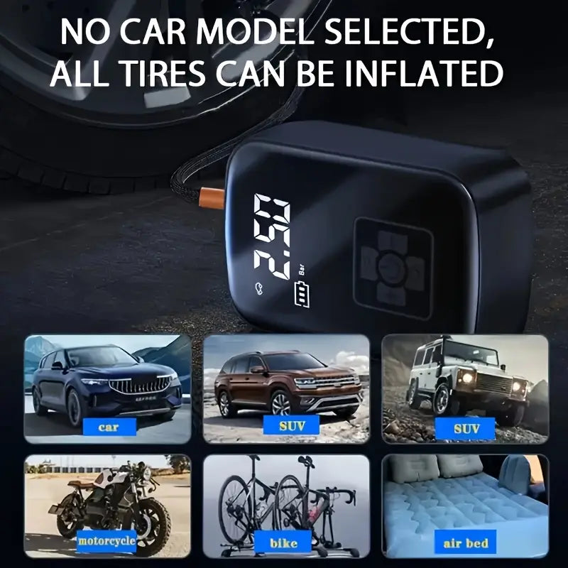Portable Digital Tire Inflator 🚗⚡