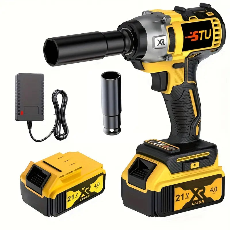 21V Cordless Impact Wrench Kit 🔧⚡
