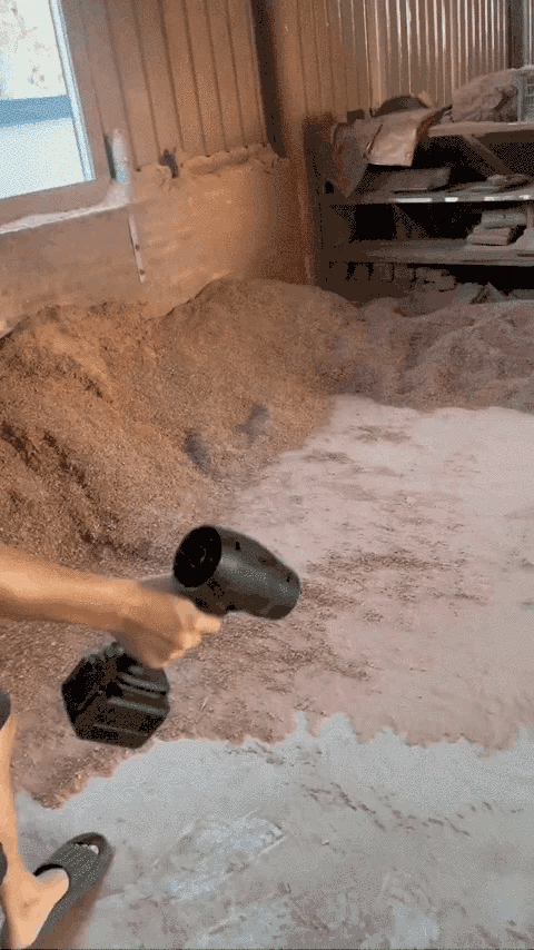 Blower Turbo Fan with Large Battery | 2 batteries |  charger |  Best for Ice Mud Leaf Sand work