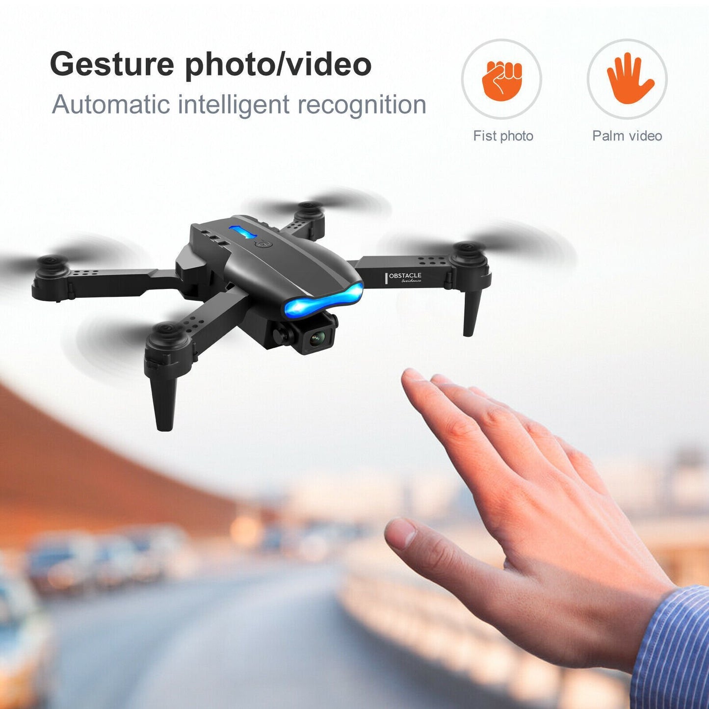 E99 Pro Folding Drone with Altitude Hold