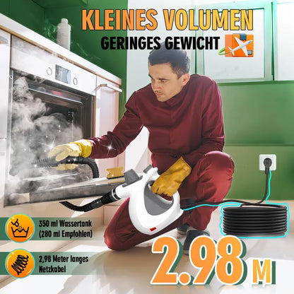 High Power Multi-Surface Steam Cleaner with FREE 12 Accessories