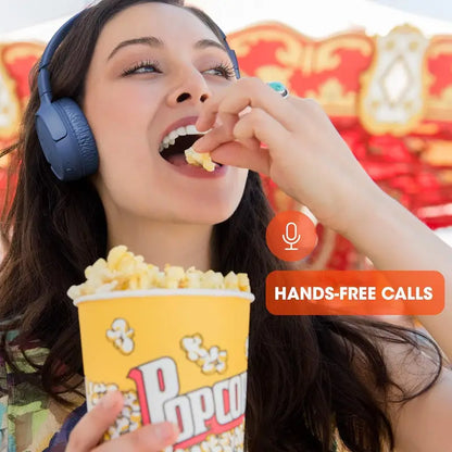 J.B.L Tune 520BT wireless in-ear headphones, compatible with Bluetooth 5.3, deep bass, foldable headphones with microphone