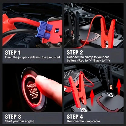 Portable Car Jump Starter & Emergency Power Bank 🔋🚗