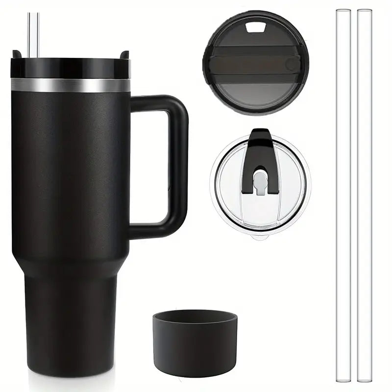 Insulated Tumbler with Handle & Carrier Bag 40 oz