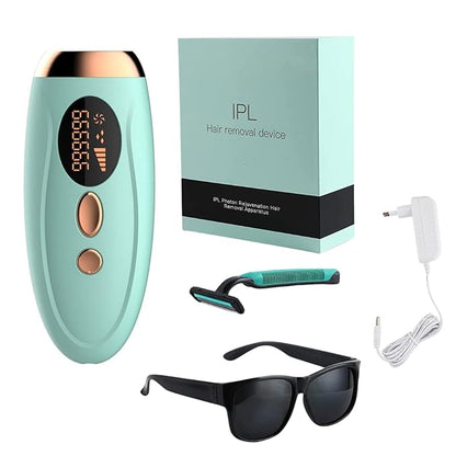✨ IPL Hair Removal Device for Women & Men – 999,900 Flashes | Permanent Hair Remover for Face, Arm, Leg, Bikini, and Full Body | Professional Laser Hair Removal at Home