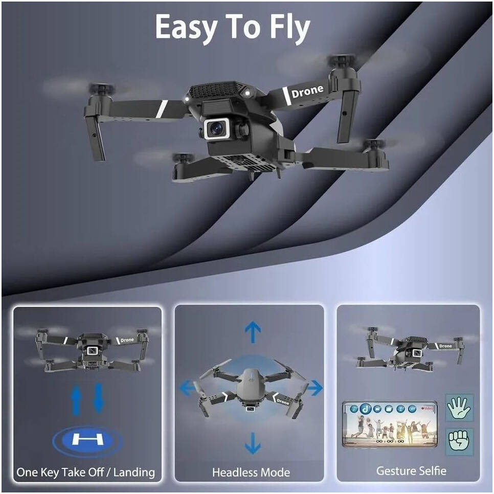 E99 Pro Folding Drone with Altitude Hold