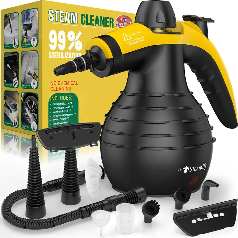 High Power Multi-Surface Steam Cleaner with FREE 12 Accessories