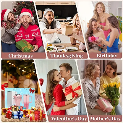 Insulated Tumbler with Handle & Carrier Bag 40 oz