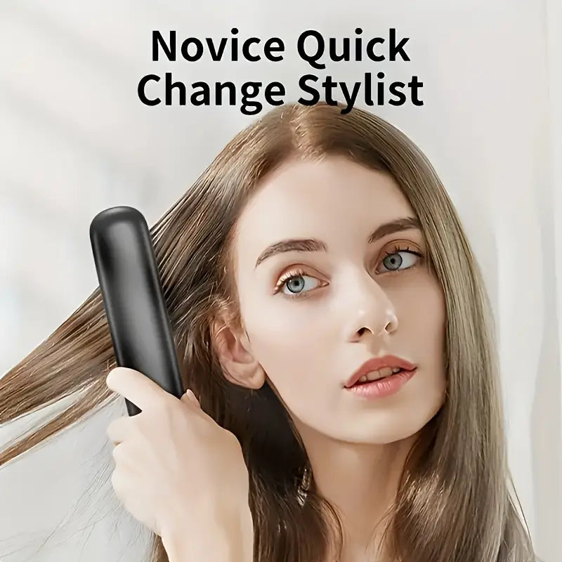 💇‍♀️🔥 Portable Wireless Hair Straightener Comb