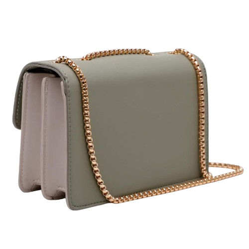 GREY SAPPHIR LONG CHAIN BAG