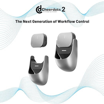 Cheerdots 2 Detachable Air Mouse Wireless Touchpad All-in-one Pocket Recording Enabled Mouse Customized Gaming Mouse