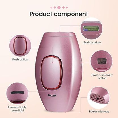✨ IPL Hair Removal Device for Women & Men – 999,900 Flashes | Permanent Hair Remover for Face, Arm, Leg, Bikini, and Full Body | Professional Laser Hair Removal at Home