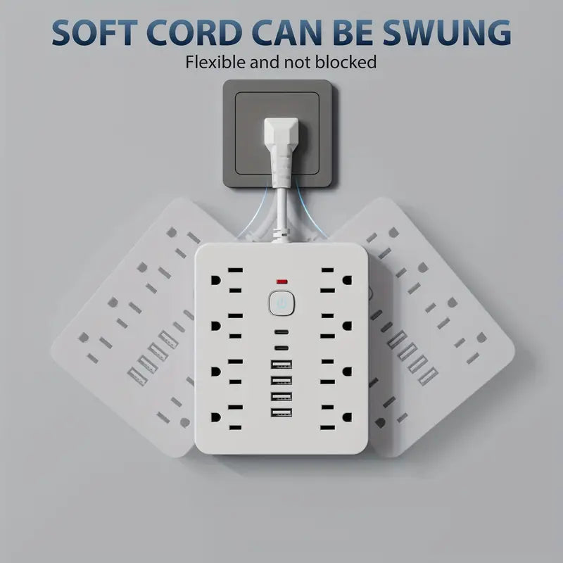 14-in-1 Heavy-Duty Power Strip Surge Protector ⚡🔌