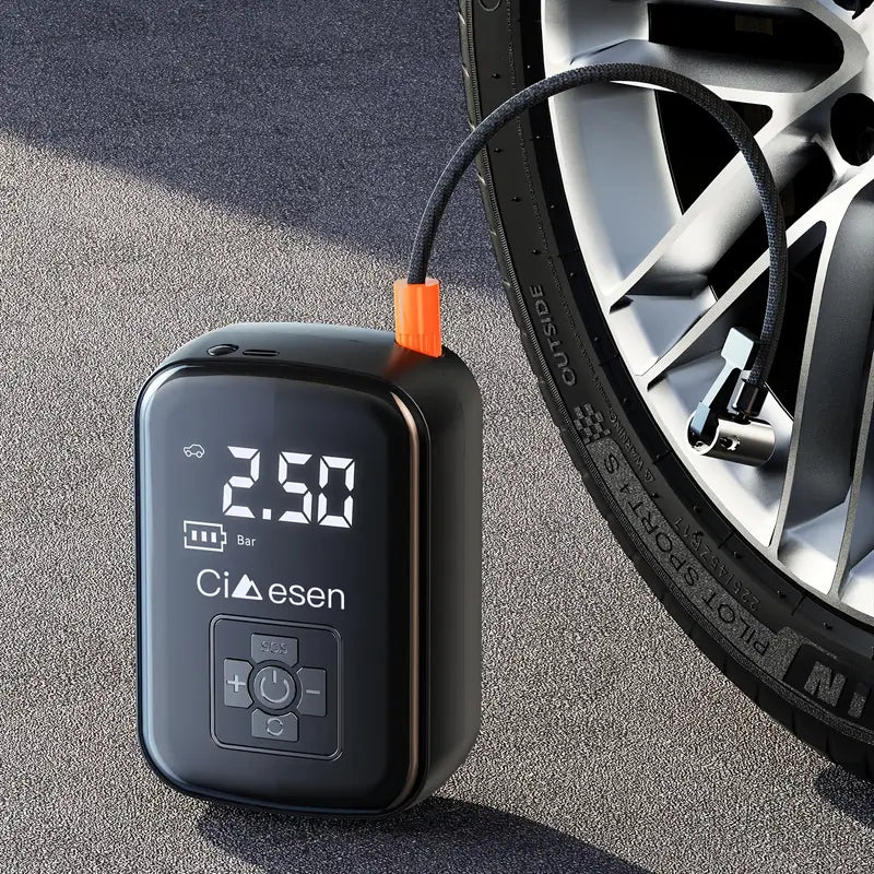 Portable Digital Tire Inflator 🚗⚡