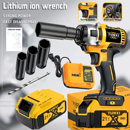 21V Cordless Impact Wrench Kit 🔧⚡