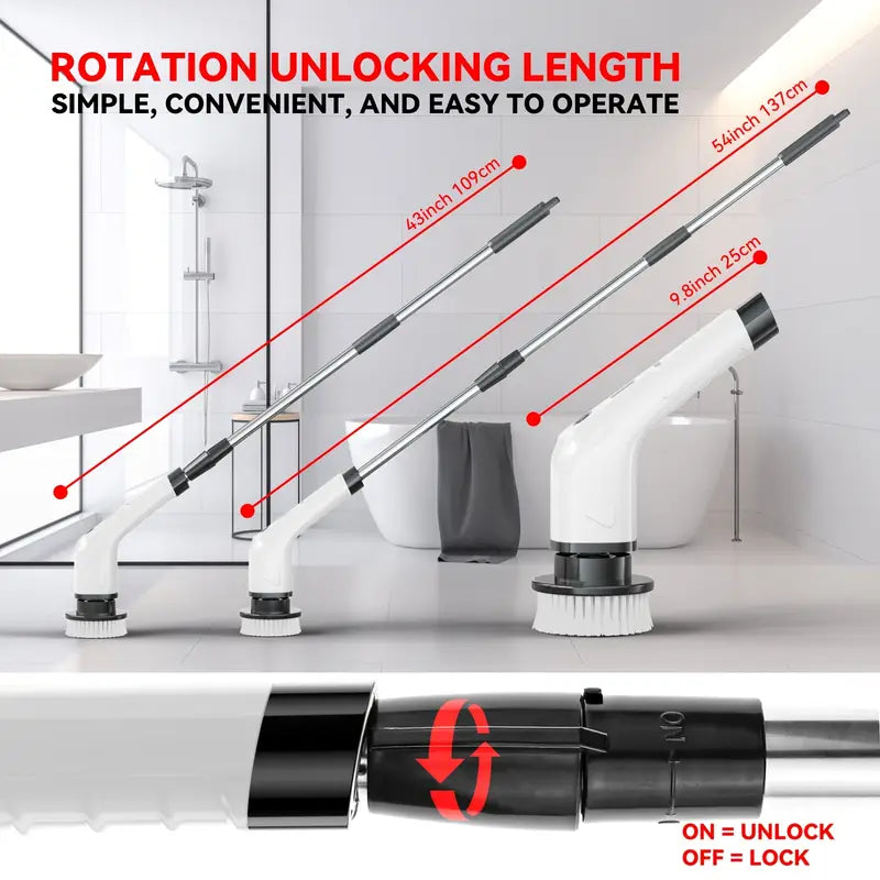 ✨ 2025 Multi-Functional Electric Rotating Cleaning Brush 🧼⚡