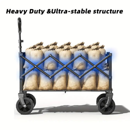 💪 330–650LBS Heavy-Duty Folding Camping Cart 🚙