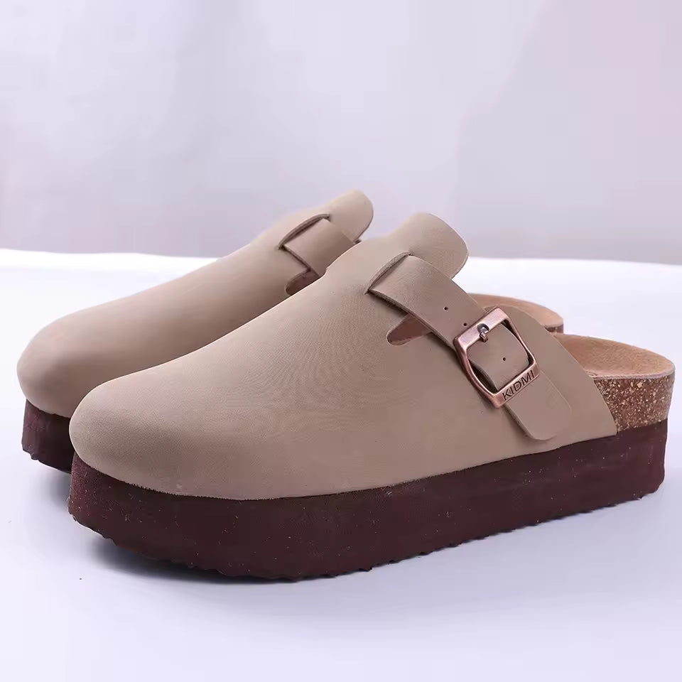 Crestar Unisex Suede Clogs
