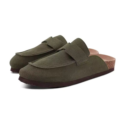 Crestar Unisex Suede Clogs