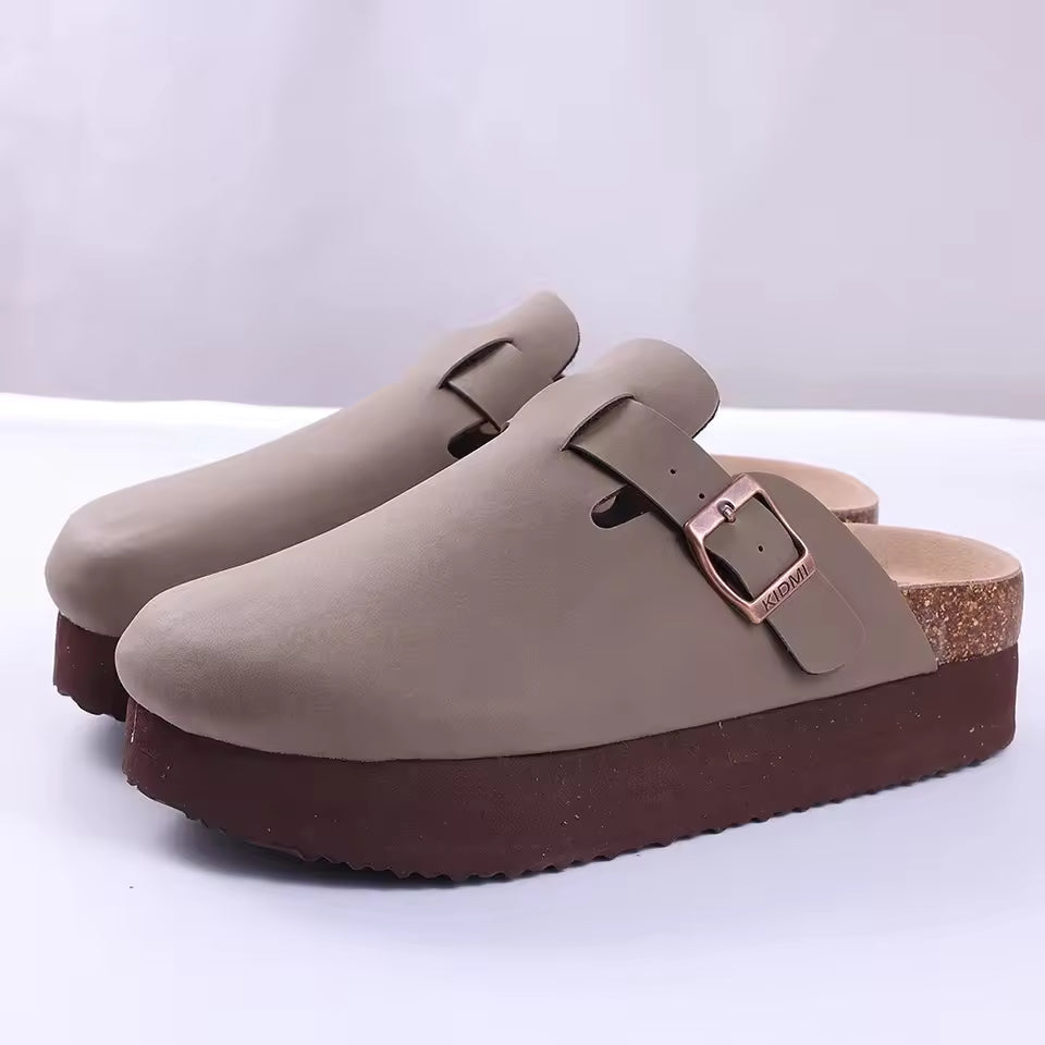 Crestar Unisex Suede Clogs