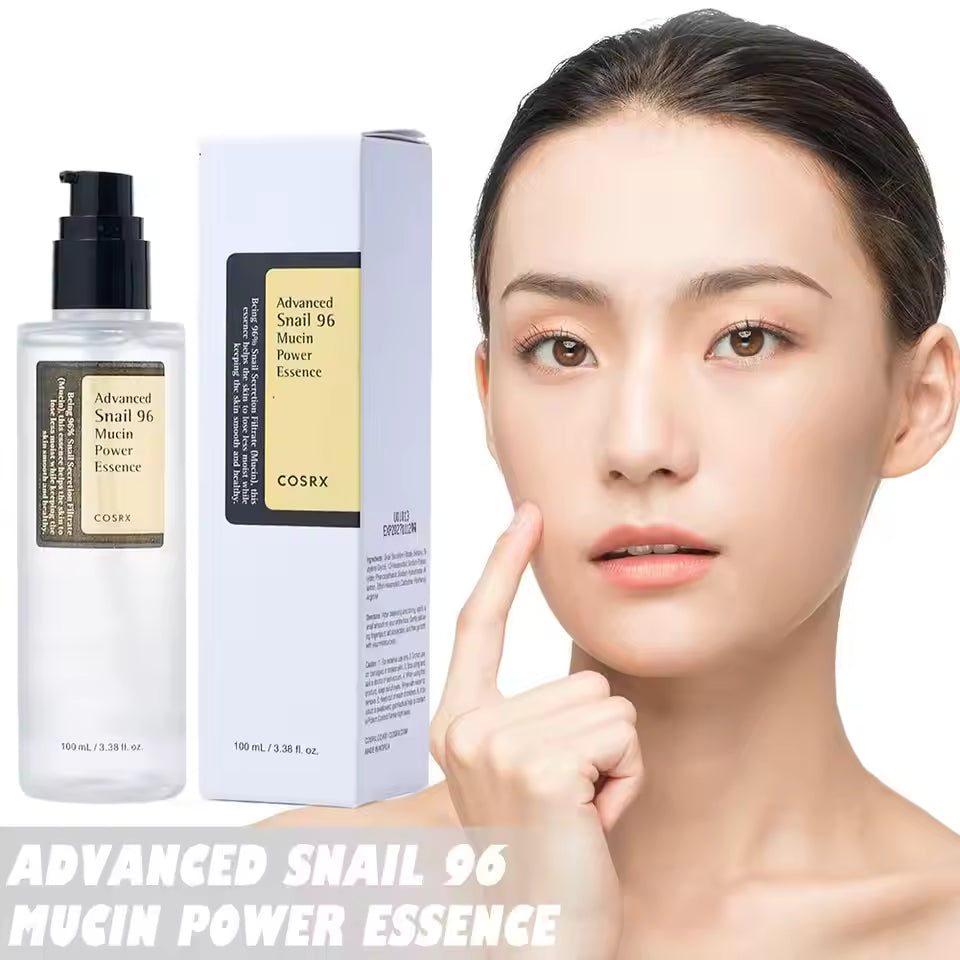 96% Snail Mucin Serum, Hydrating & Repairing, Ideal for All Skin Types