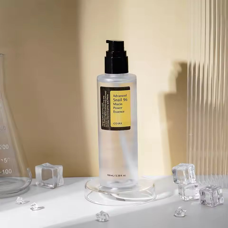 96% Snail Mucin Serum, Hydrating & Repairing, Ideal for All Skin Types
