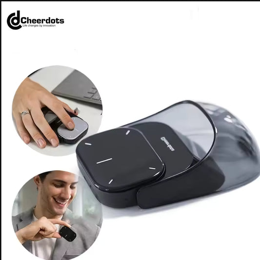Cheerdots 2 Detachable Air Mouse Wireless Touchpad All-in-one Pocket Recording Enabled Mouse Customized Gaming Mouse