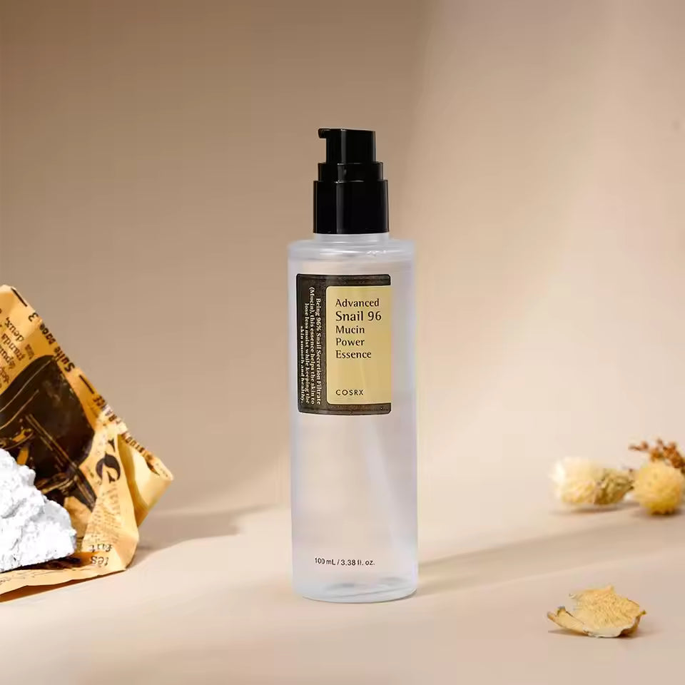 96% Snail Mucin Serum, Hydrating & Repairing, Ideal for All Skin Types