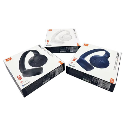 J.B.L Tune 520BT wireless in-ear headphones, compatible with Bluetooth 5.3, deep bass, foldable headphones with microphone