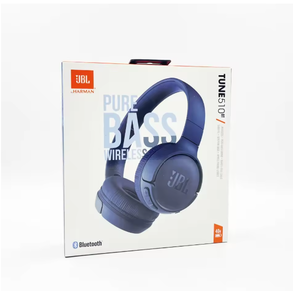 🎧 Tune 510BT Wireless Bluetooth Headphones – PureBass Sound | Fast Charging | Long Battery Life | Lightweight On-Ear Headset for Music, Calls & Sports