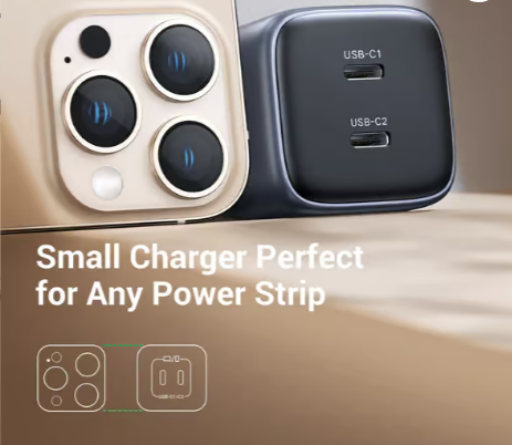 ⚡ UGREEN 45W GaN Fast Charger – Compact Power for Your Everyday Devices | USB-C PD 3.0 Wall Adapter for iPhone, Samsung & More (US Plug)