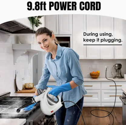 High Power Multi-Surface Steam Cleaner with FREE 12 Accessories