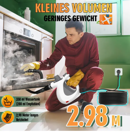 High Power Multi-Surface Steam Cleaner with FREE 12 Accessories