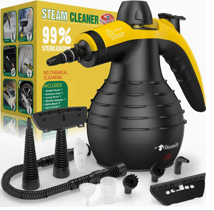 High Power Multi-Surface Steam Cleaner with FREE 12 Accessories