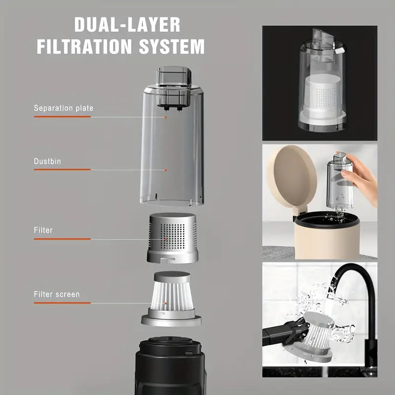 2025 Upgraded Wireless Car Vacuum Cleaner 🚗✨
