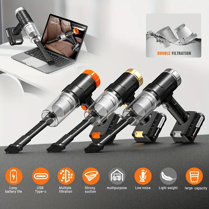 2025 Upgraded Wireless Car Vacuum Cleaner 🚗✨