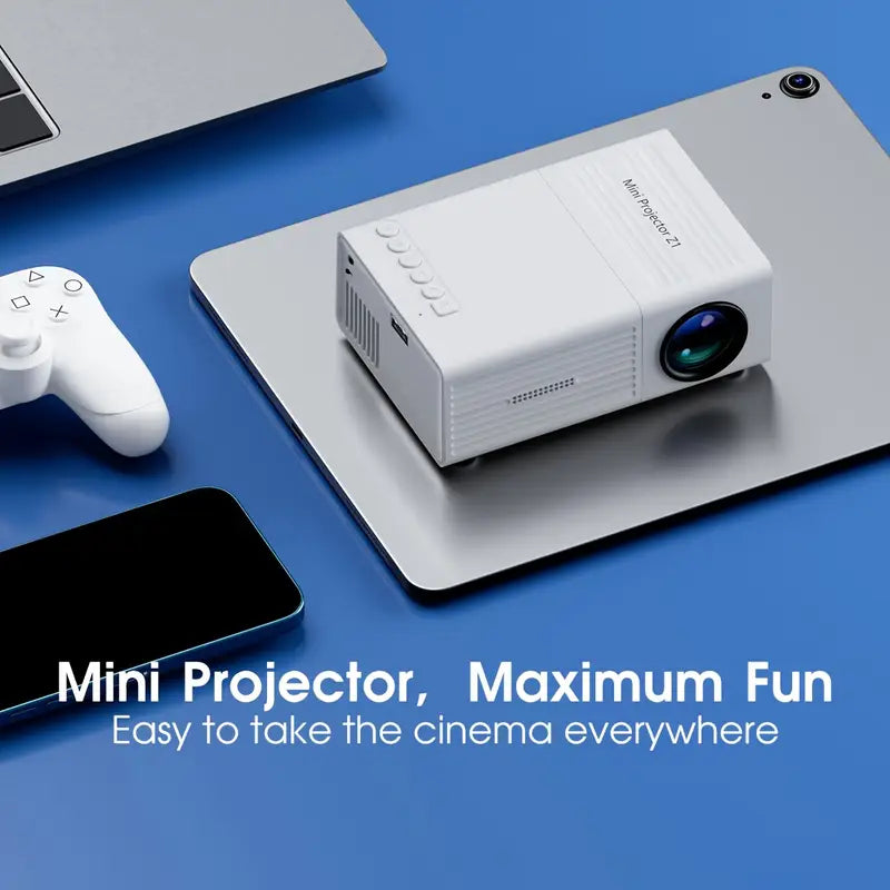 🎬📽️ Portable Projector | 1080P Supported