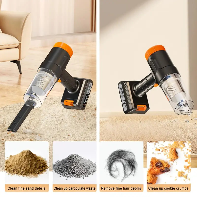 2025 Upgraded Wireless Car Vacuum Cleaner 🚗✨