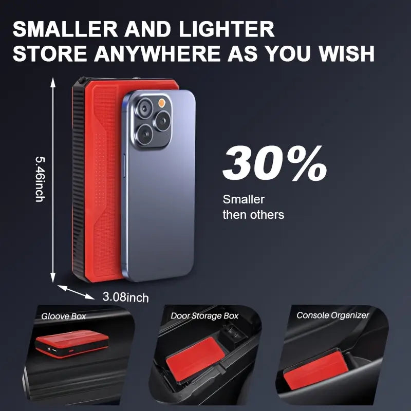 Portable Car Jump Starter & Emergency Power Bank 🔋🚗
