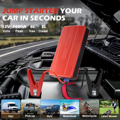 Portable Car Jump Starter & Emergency Power Bank 🔋🚗