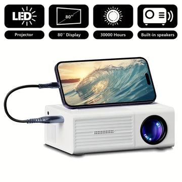 🎬📽️ Portable Projector | 1080P Supported