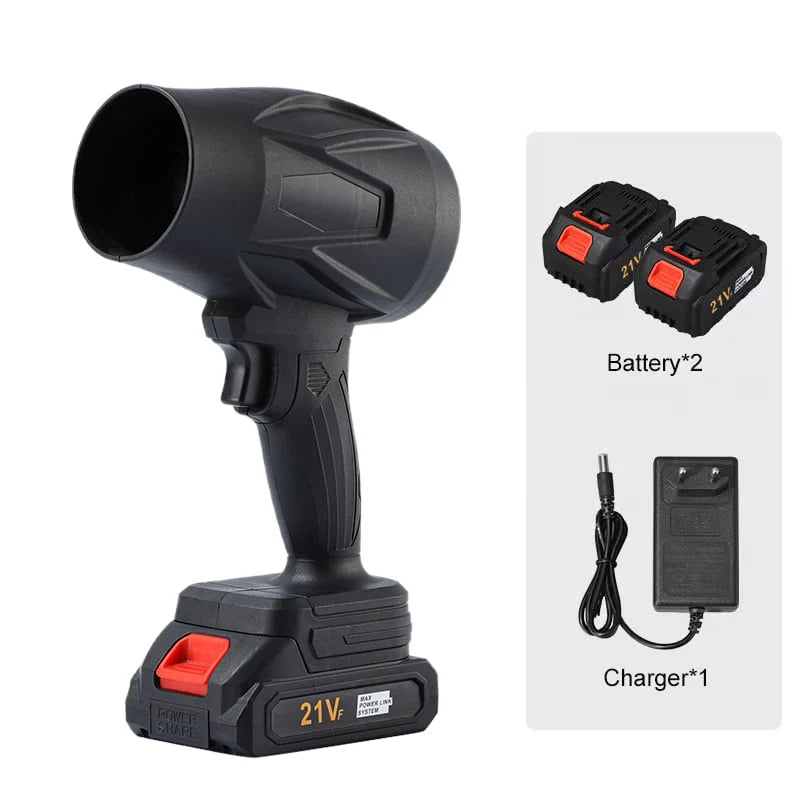 Blower Turbo Fan with Large Battery | 2 batteries |  charger |  Best for Ice Mud Leaf Sand work